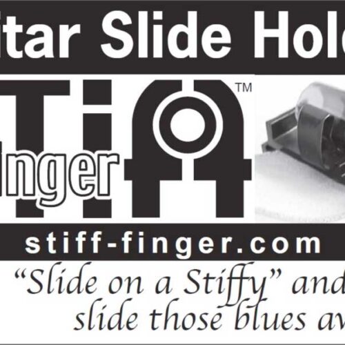 Stiff Finger Guitar Slide Holder Blues Festival Guide Magazine and