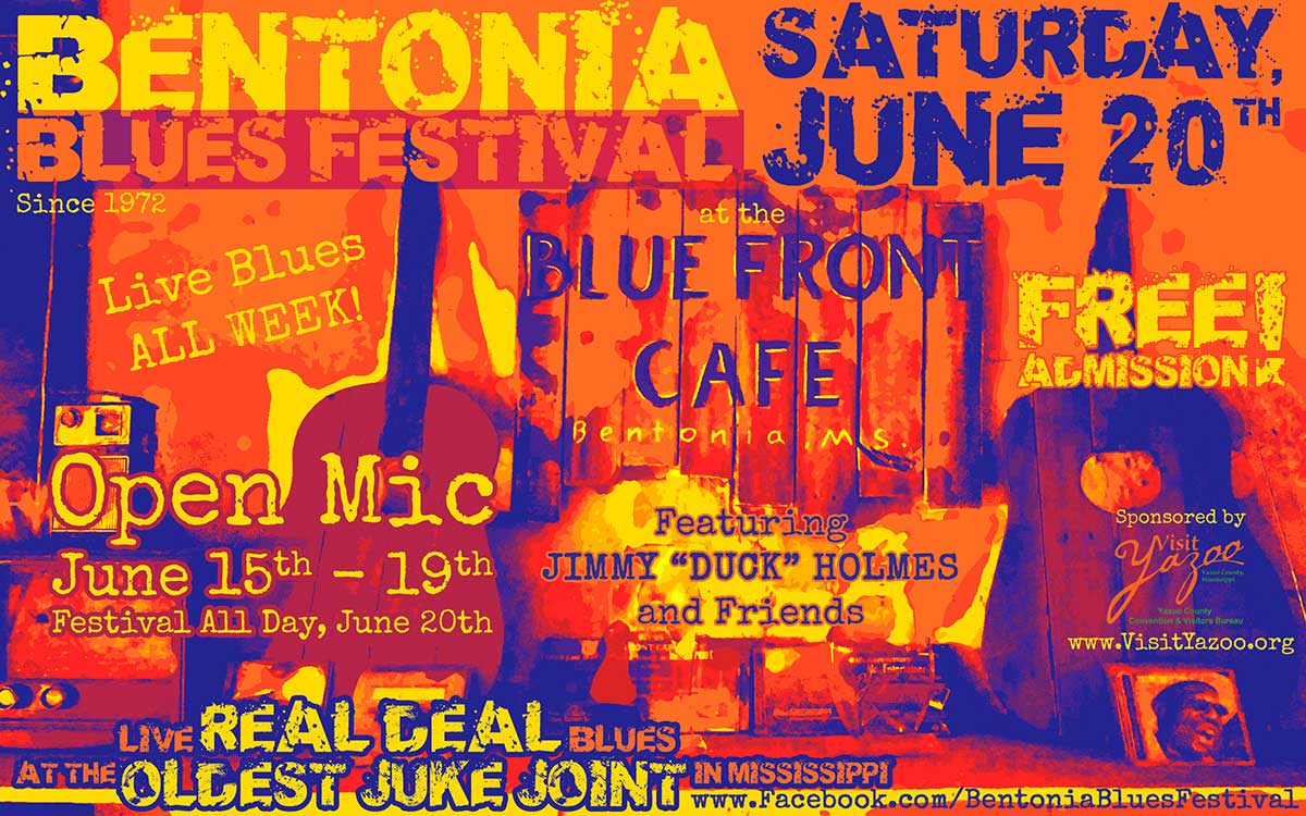 Free Bentonia Blues Festival includes a week full of live blues at the