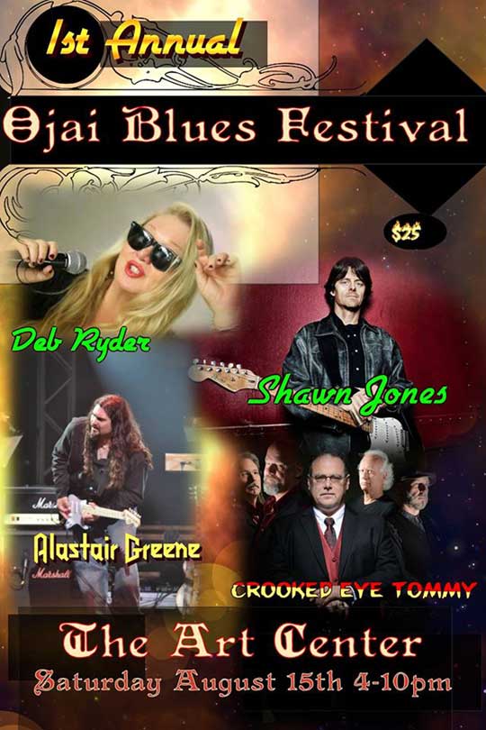 1st Annual Ojai Blues Festival Features Great Music Lineup Aug 15