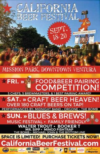 Read more about the article California Beer Festival “Brews & Blues” – Coming To Ventura, California, Sunday, September 20!