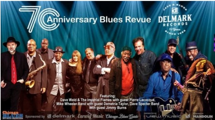 Read more about the article Delmark Records 70th Anniversary Blues Revue Feb 4