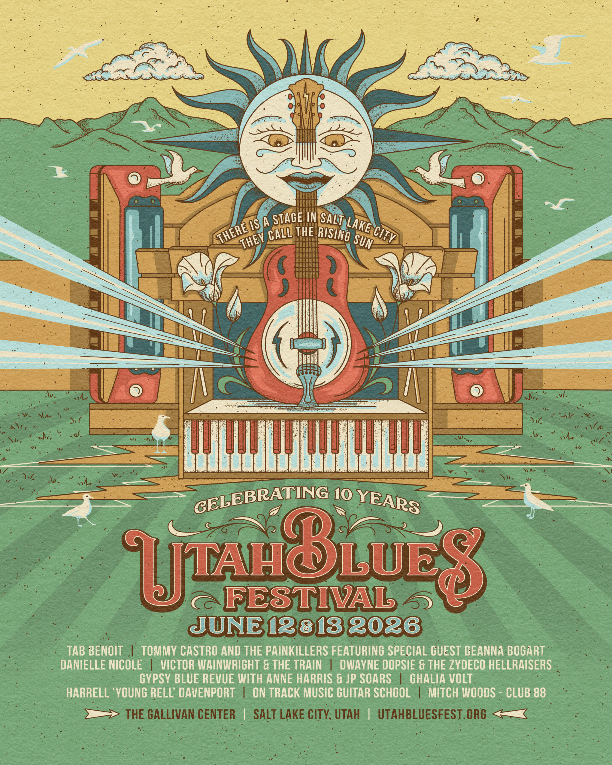 You are currently viewing 10th Annual Utah Blues Festival Harrell ‘Young Rell’ Davenport, Danielle Nicole, Victor Wainwright & The Train, and more