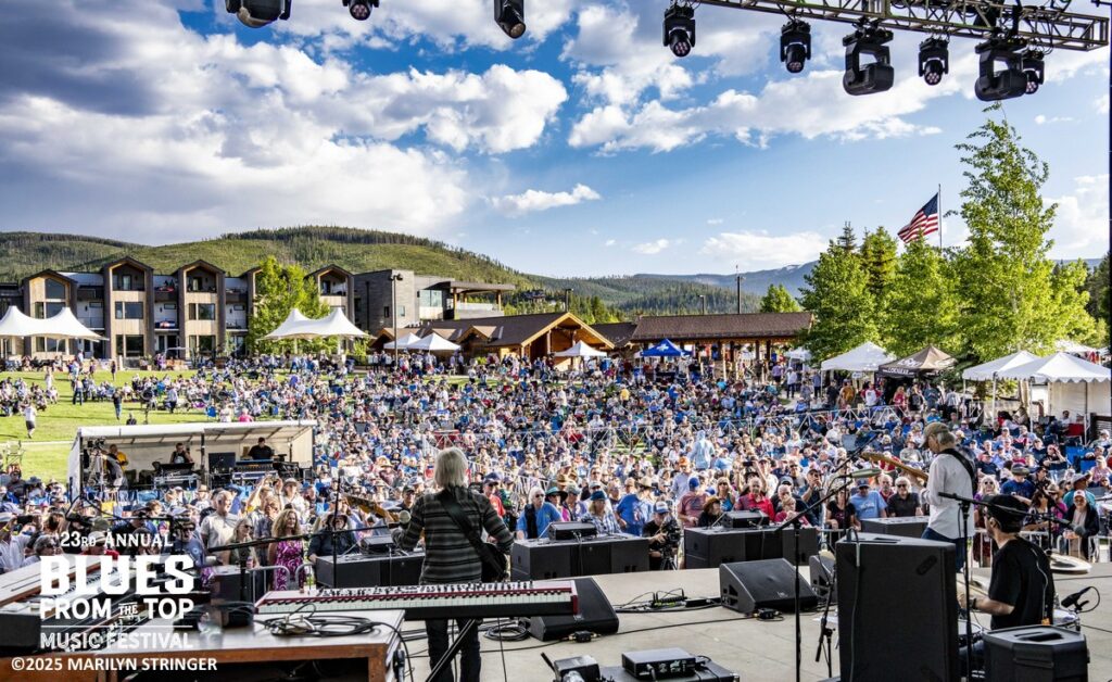 The 24th Annual Blues from the Top Music Festival takes place in Downtown Winter Park, CO on June 26-28, 2026