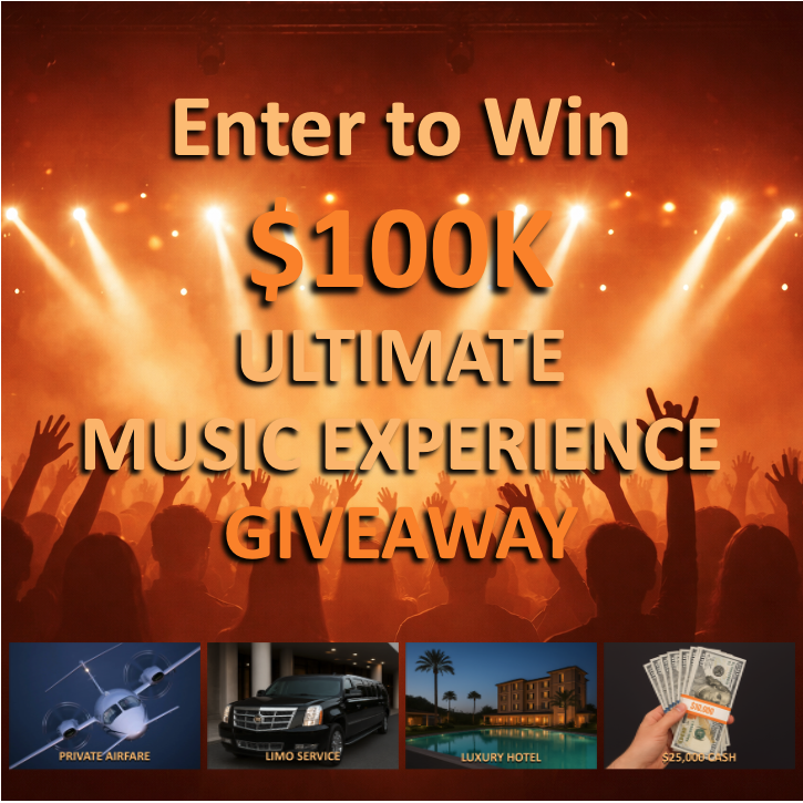 Read more about the article $100,000 Ultimate Music Experience Giveaway – Enter Here for your chance at a first-class adventure