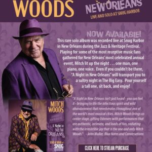 New From Mitch Woods—A NIGHT IN NEW ORLEANS—Out Now on MoMojo Records